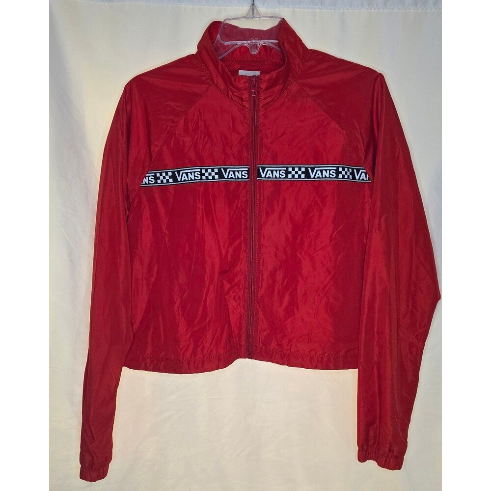 Vans Windbreaker Red Size Small